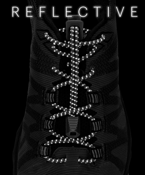 Nathan Run Laces Snelveters Reflecterend Zwart 4 Nathan Run Laces Snelveters Reflecterend Zwart - Image 2