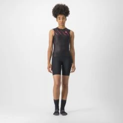 Castelli Ride-Run Short Zwart Dames