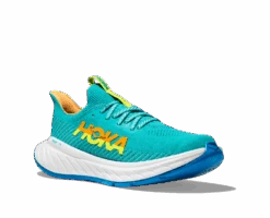 Hoka One One Hoka Carbon X 3 Hardloopschoenen Blauw/groen Dames -Sportwetsuit Winkel 1123193 cepr 006