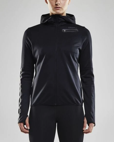 Craft Eaze Jersey Hardloopjack Zwart Dames 4 Craft Eaze Jersey Hardloopjack Zwart Dames - Image 2