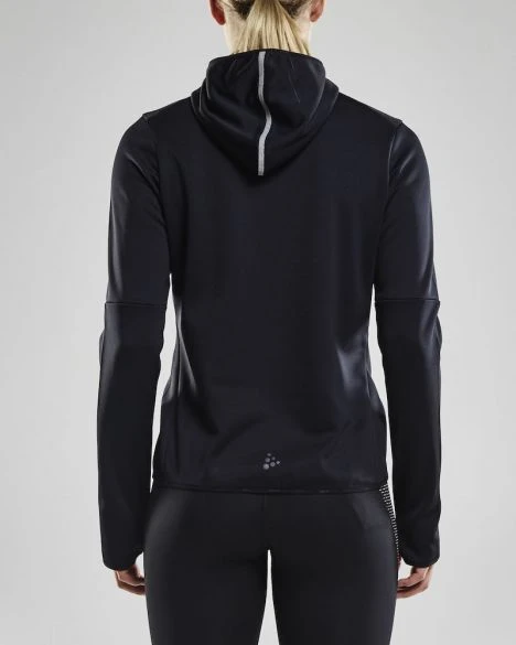 Craft Eaze Jersey Hardloopjack Zwart Dames 5 Craft Eaze Jersey Hardloopjack Zwart Dames - Image 3