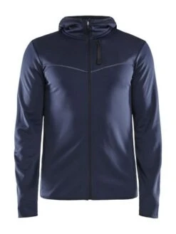Craft Eaze FZ Sweat Hood Hardloopjack Blauw Heren