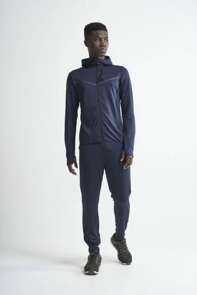 Craft Eaze FZ Sweat Hood Hardloopjack Blauw Heren 7 Craft Eaze FZ Sweat Hood Hardloopjack Blauw Heren - Image 5