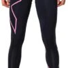2XU TR2 Compression Tights Zwart/roze Dames 1 2XU TR2 Compression Tights Zwart/roze Dames -Sportwetsuit Winkel 2xu compression tights roze 01