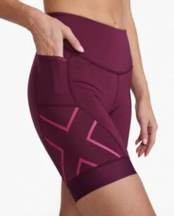 2XU Core 7 Inch Tri Shorts Roze Dames -Sportwetsuit Winkel 2xu dames shorts wt6442b mul ftv 04