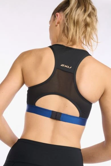2XU Aero Tri Crop Zwart Dames 5 2XU Aero Tri Crop Zwart Dames - Afbeelding 3