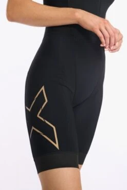 2XU Light Speed Front Zip Trisuit Mouwloos Zwart Dames -Sportwetsuit Winkel 2xu dames trisuit wt6663d blk gld 06