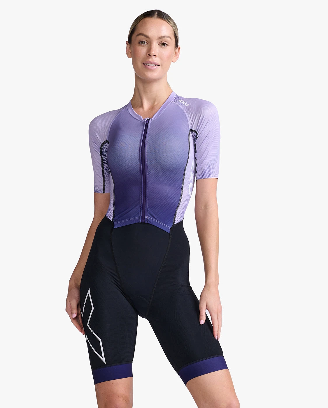2XU Light Speed Trisuit Korte Mouw Paars Dames 3 2XU Light Speed Trisuit Korte Mouw Paars Dames