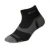 2XU Vectr Merino LC 1/4 Crew Compressie Sokken Zwart