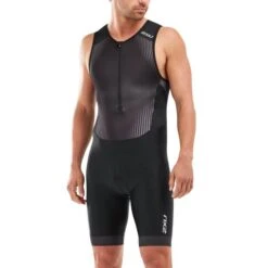 2XU Perform Mouwloos Trisuit Zwart Heren