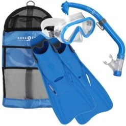 Aqua Lung Sport Santa Cruz Kids Snorkelset Maat S/M Blauw