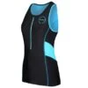 Zone3 Activate Tri Top Mouwloos Zwart/blauw Dames