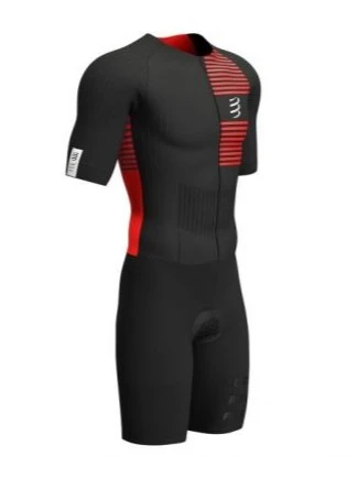 Compressport Aero Korte Mouw Trisuit Zwart Heren 3 Compressport Aero Korte Mouw Trisuit Zwart Heren