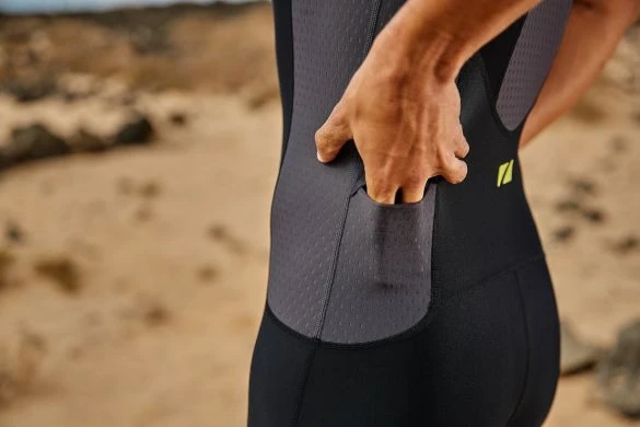 Zone3 Aquaflo Plus Korte Mouw Trisuit Zwart Heren 6 Zone3 Aquaflo Plus Korte Mouw Trisuit Zwart Heren - Image 4