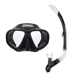 Arena Premium Snorkel Set Zwart/clear