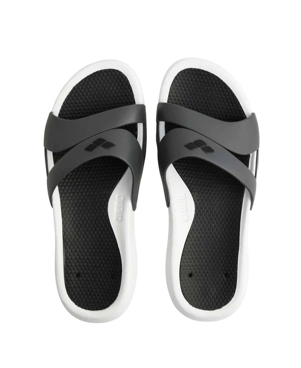 Arena Nina Badslippers Dames Wit/zwart 4 Arena Nina Badslippers Dames Wit/zwart - Image 2