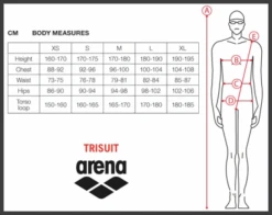 Arena ST Tri Jammer Zwart Heren 10 Arena ST Tri Jammer Zwart Heren -Sportwetsuit Winkel arena trisuit size chart m 4