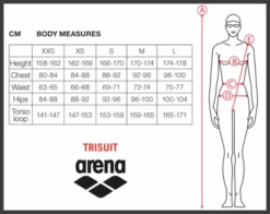 Arena ST Mouwloos Tri Top Blauw Dames 10 Arena ST Mouwloos Tri Top Blauw Dames -Sportwetsuit Winkel arena trisuit size chart w 2