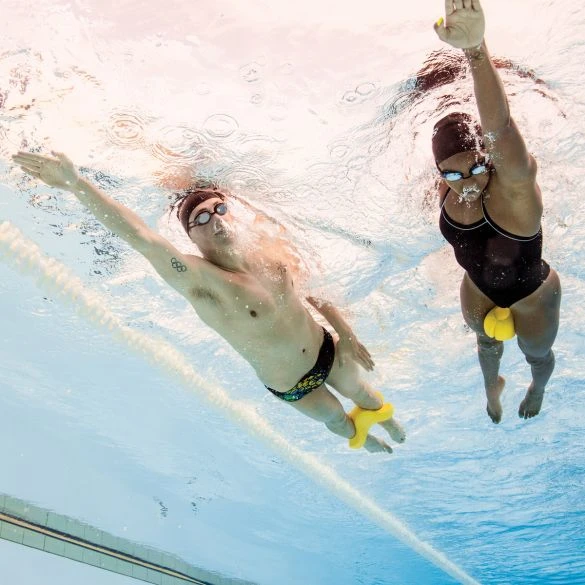 Finis Ankle Buoy Geel 5 Finis Ankle Buoy Geel - Image 3