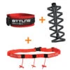 BTTLNS Triathlon Accessoires Voordeel Pakket Rood 2 BTTLNS Triathlon Accessoires Voordeel Pakket Rood -Sportwetsuit Winkel bttlns accessories combination 03 chipband numberbelt laces red 01