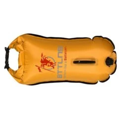 BTTLNS Saferswimmer Zwemboei 28 Liter Poseidon 1.0 Geel -Sportwetsuit Winkel bttlns buoy poseidon yellow low 02