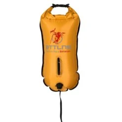 BTTLNS Saferswimmer Zwemboei 28 Liter Poseidon 1.0 Geel -Sportwetsuit Winkel bttlns buoy poseidon yellow low 03