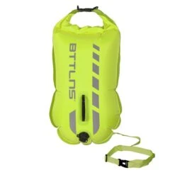 BTTLNS Tethys 1.0 Safeswimmer Zwemboei 35 Liter Groen -Sportwetsuit Winkel bttlns buoy tethys green low 02
