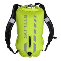 BTTLNS Tethys 1.0 Safeswimmer Zwemboei 35 Liter Groen -Sportwetsuit Winkel bttlns buoy tethys green low 03