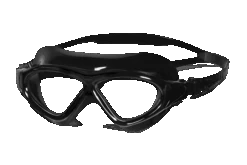 BTTLNS Essovius 1.0 Transparante Lens Zwembril Zwart