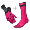 BTTLNS Neopreen Zwemsokken En Zwemhandschoenen Voordeelset Roze 1 BTTLNS Neopreen Zwemsokken En Zwemhandschoenen Voordeelset Roze -Sportwetsuit Winkel bttlns neoprene accessories combi set 2 pink low