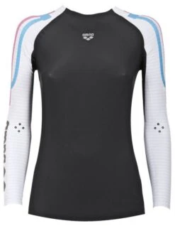 Arena Carbon Compression Long Sleeve Zwemshirt Dames
