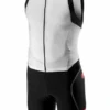 Castelli Free Sanremo Trisuit Mouwloos Wit/zwart Heren