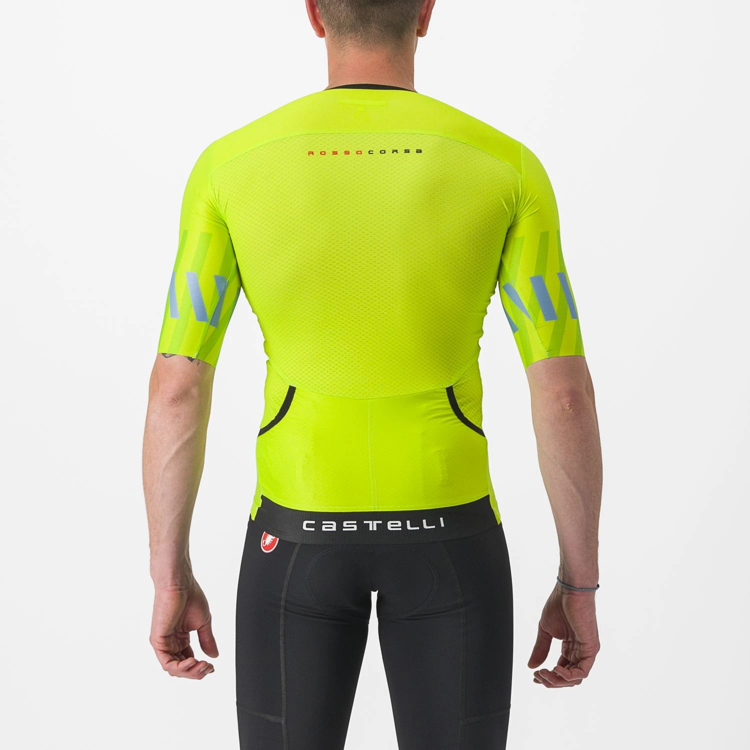 Castelli Free Speed 2 Race Tri Top Groen/geel Heren 4 Castelli Free Speed 2 Race Tri Top Groen/geel Heren - Image 2