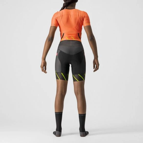 Castelli Free Sanremo 2 W Trisuit Korte Mouwen Oranje Dames 4 Castelli Free Sanremo 2 W Trisuit Korte Mouwen Oranje Dames - Image 2
