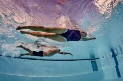 Zone3 Prism 2.0 Strap Back Badpak Blauw/geel Dames -Sportwetsuit Winkel cosmic 2 1 1