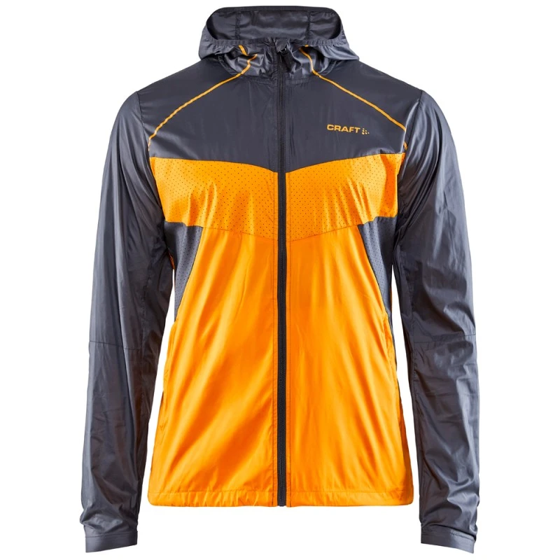 Craft Charge Light Fietsjack LS Grijs/oranje Heren 3 Craft Charge Light Fietsjack LS Grijs/oranje Heren