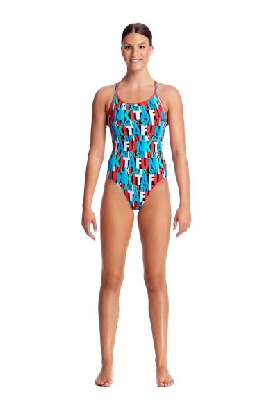 Funkita Swim Squad Diamond Back Badpak Dames 4 Funkita Swim Squad Diamond Back Badpak Dames - Image 2