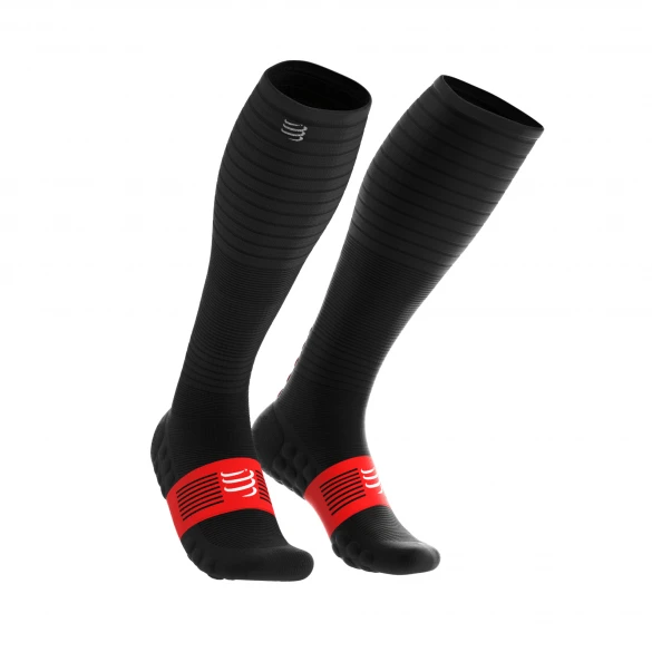 Compressport Full Socks Oxygen Compressiesokken Zwart 3 Compressport Full Socks Oxygen Compressiesokken Zwart