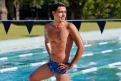 Funky Trunks Deep Blue Classic Trunk Zwembroek Heren -Sportwetsuit Winkel funky trunks zwemkleding heren classic trunk ft30m deep blue 011