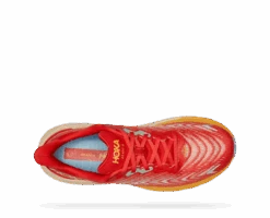 Hoka One One Hoka Arahi 6 Hardloopschoenen Rood/geel Heren -Sportwetsuit Winkel hok arahi 6 1123194 fayw 003