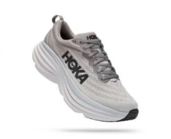 Hoka One One Hoka Bondi 8 Hardloopschoenen Grijs Heren