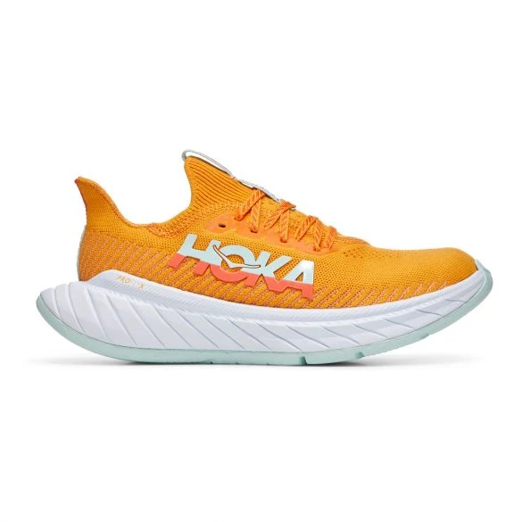 Hoka One One Hoka Carbon X 3 Hardloopschoenen Oranje Dames 3 Hoka One One Hoka Carbon X 3 Hardloopschoenen Oranje Dames