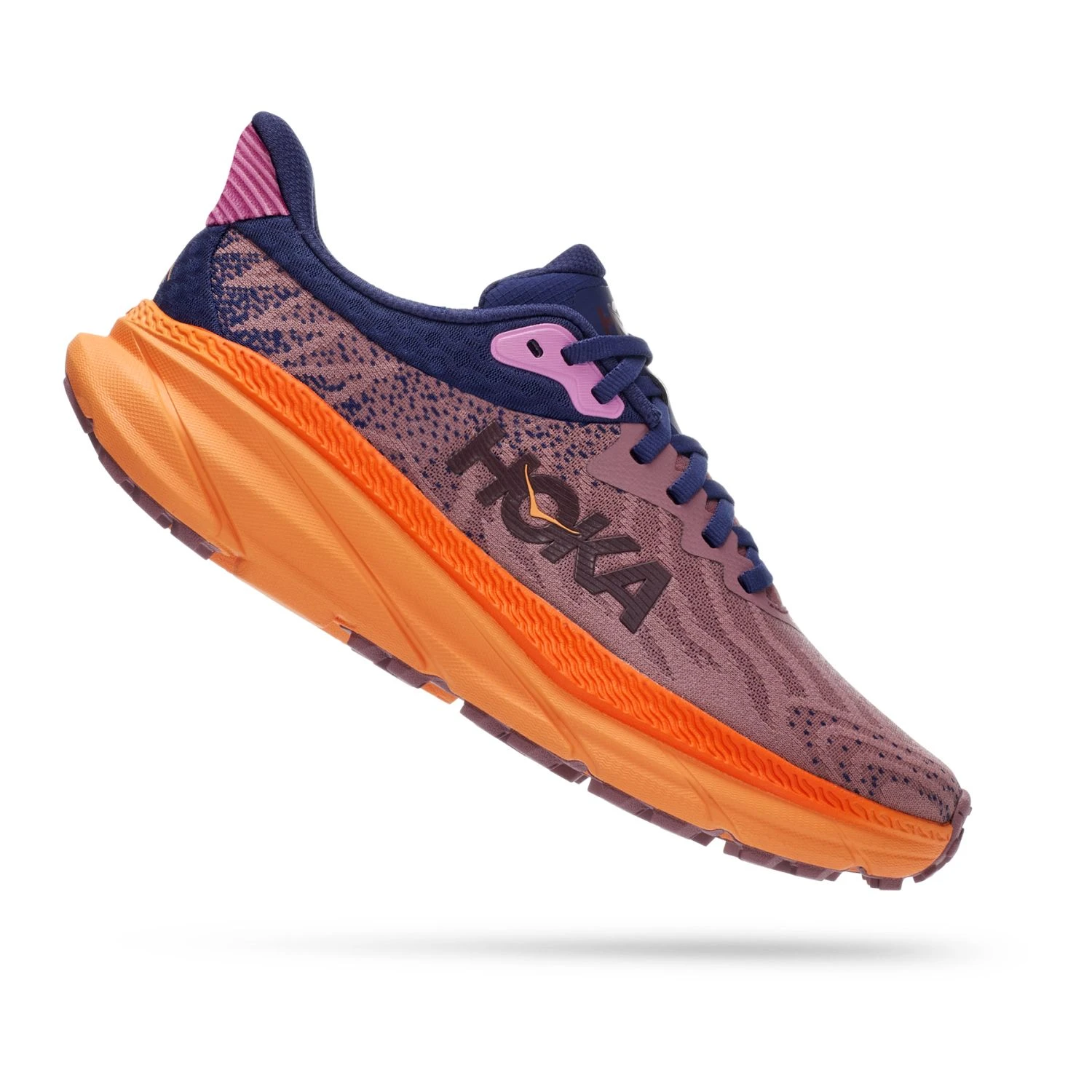 Hoka One One Hoka Challenger ATR 7 Hardloopschoenen Donkerblauw/oranje Dames 4 Hoka One One Hoka Challenger ATR 7 Hardloopschoenen Donkerblauw/oranje Dames - Afbeelding 2