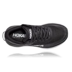 Hoka One One Clifton 8 Wide Hardloopschoenen Zwart/wit Dames -Sportwetsuit Winkel hoka dames clifton 8 wide 1121375 bwht 004