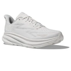 Hoka One One Hoka Clifton 9 Hardloopschoenen Wit Heren -Sportwetsuit Winkel hoka hardloopschoenen 1127895 wwh 006