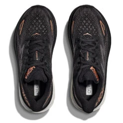 Hoka One One Hoka Clifton 9 Hardloopschoenen Zwart/bruin Dames -Sportwetsuit Winkel hoka hardloopschoenen 1127896 bcppr