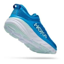 Hoka One One Hoka Bondi 7 Hardloopschoenen Blauw/wit Heren -Sportwetsuit Winkel hoka heren bondi 7 1110518 ibbg 03