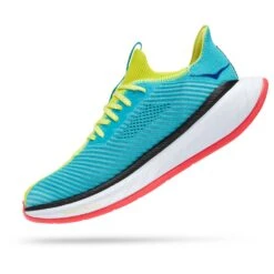 Hoka One One Hoka Carbon X 3 Hardloopschoenen Groen/blauw Heren -Sportwetsuit Winkel hoka heren carbon x evening primrose scuba blue 1123192 epsb 04