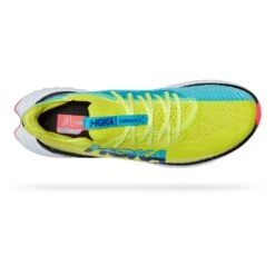 Hoka One One Hoka Carbon X 3 Hardloopschoenen Groen/blauw Heren -Sportwetsuit Winkel hoka heren carbon x evening primrose scuba blue 1123192 epsb 05