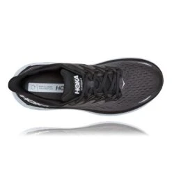 Hoka One One Clifton 8 Hardloopschoenen Zwart-wit Heren -Sportwetsuit Winkel hoka heren clifton 8 1119393 bwht 004